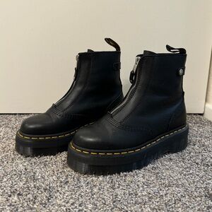 Doc Marten Jetta Zip-Front Platform Boots